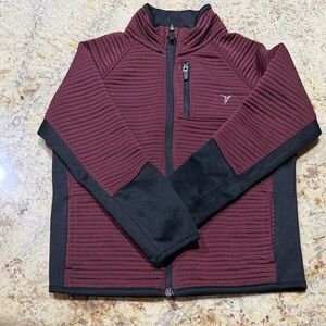Old Navy Maroon and Black Kids Jacket